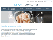 Tablet Screenshot of bespokeconnections.com